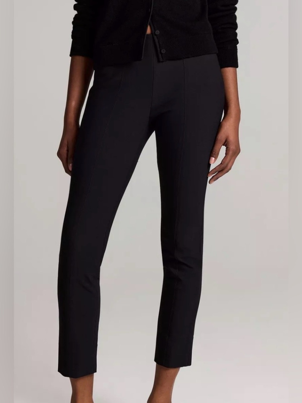 High Rise stitch seam Ponte leggings